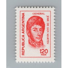 ARGENTINA 1977 GJ 1759A ESTAMPILLA NUEVA MINT U$ 10